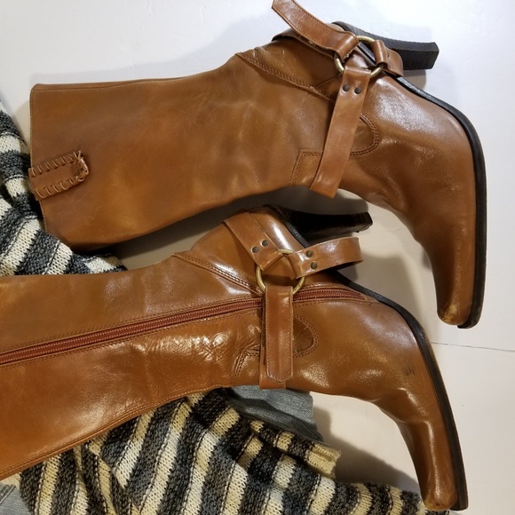 Cognac Western Boot size 7 - Picture 7 of 8